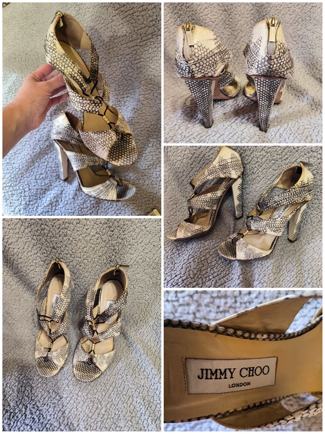 Jimmy Choo, Prada ,40 размер 26,5 см туфли, босоножки