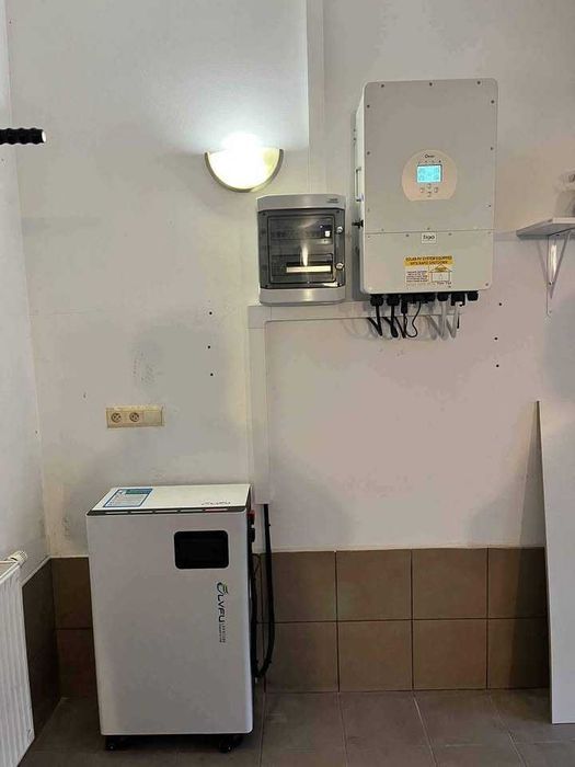Instalacja fotowoltaika 8kW, DEYE Hybryda 8kW magazyn energii 10kWh