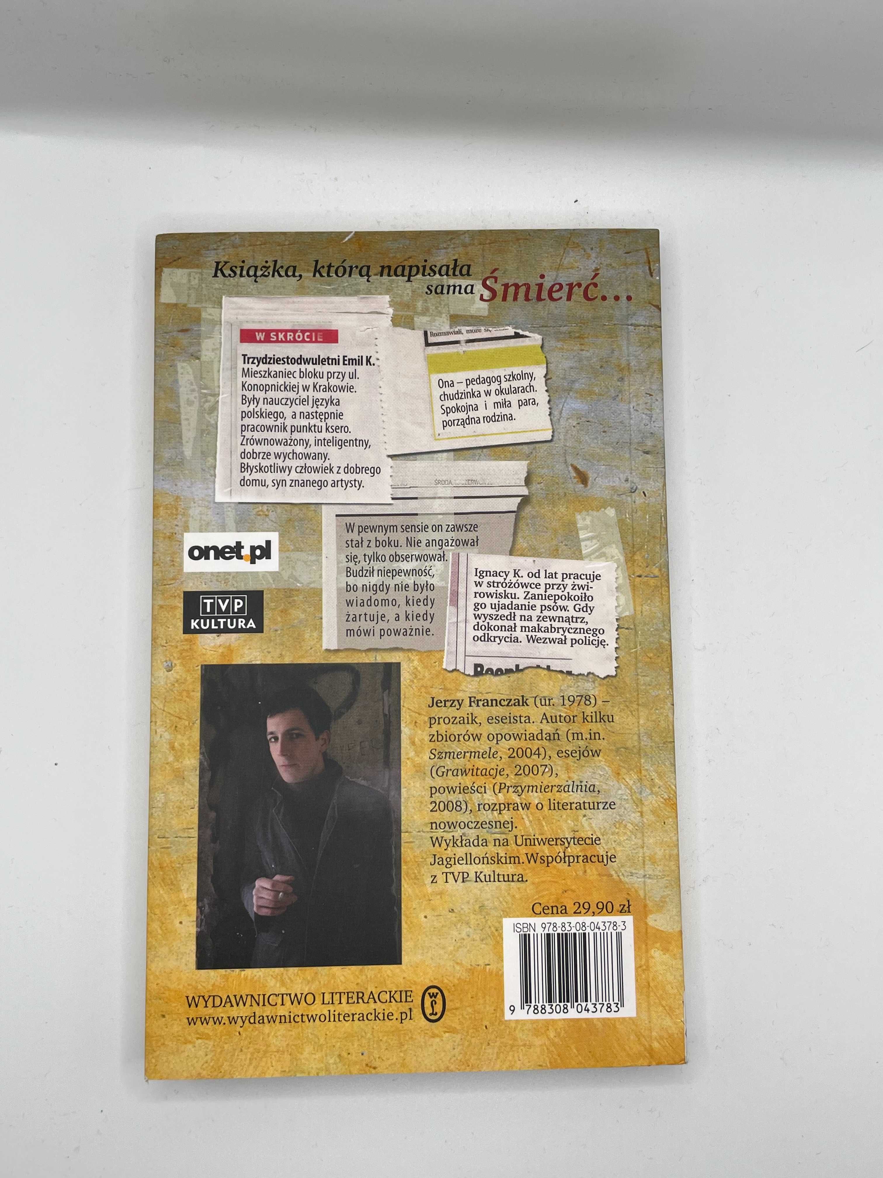 Nieludzka komedia – Jerzy P. Franczak, miękka oprawa, dobry