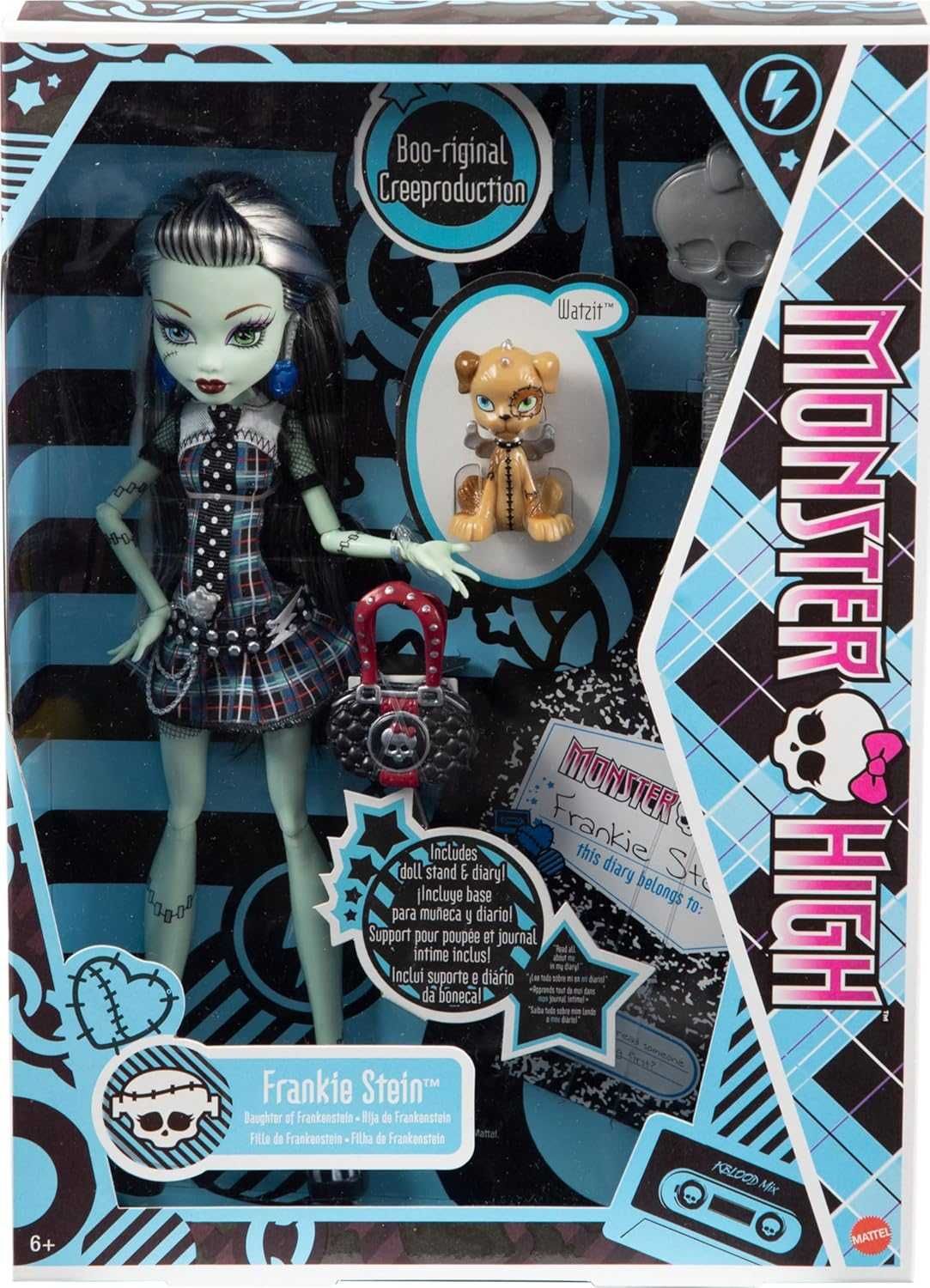 Монстер Хай Френкі Штейн Репродукція Лялька Monster High Frankie Stein