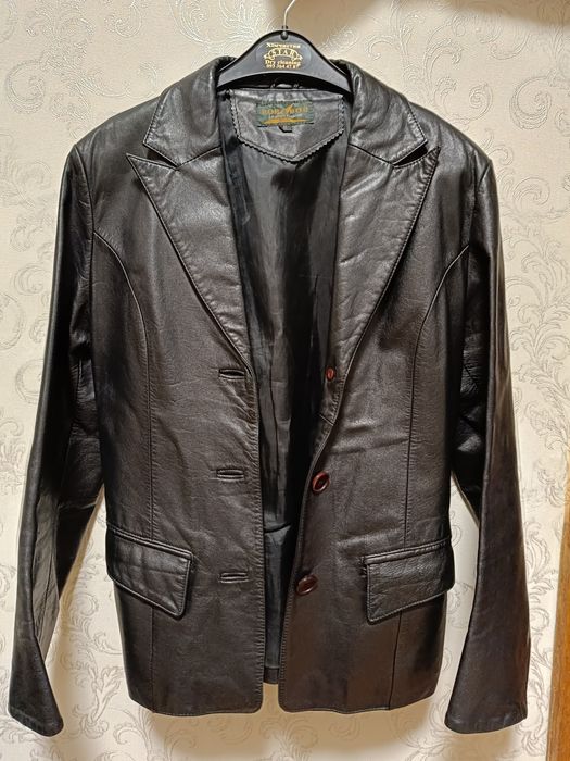 Шкіряний піджак, розмір S, М