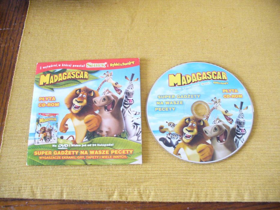 Płyta DVD Bajki Madagaskar