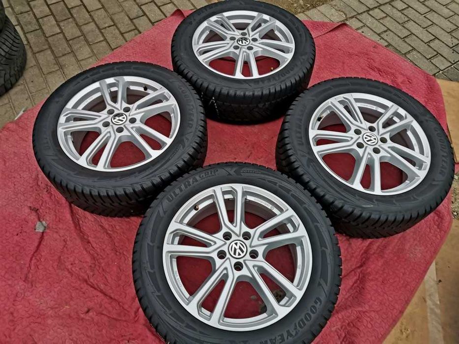 KOŁA zima 18' VW Tiguan SKODA Kodiaq ET45 - 5x112 - 235/55/18 Goodyear