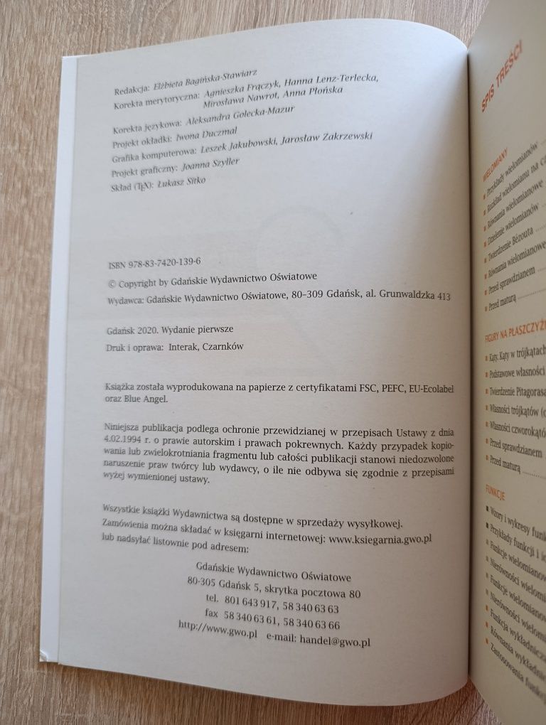 Matematyka z plusem 2, zbiór zadań dla liceum i technikum. PP i PR