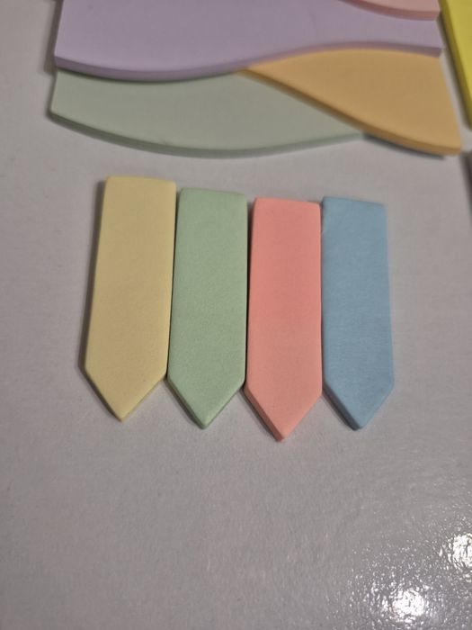 Zestaw karteczek samoprzylepnych, różne kolory i rozmiary, Kayet