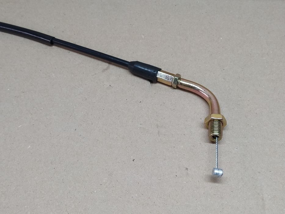 Трос газа под карбюратор PZ27, PZ30 с ускорительным насосом, раздвоен