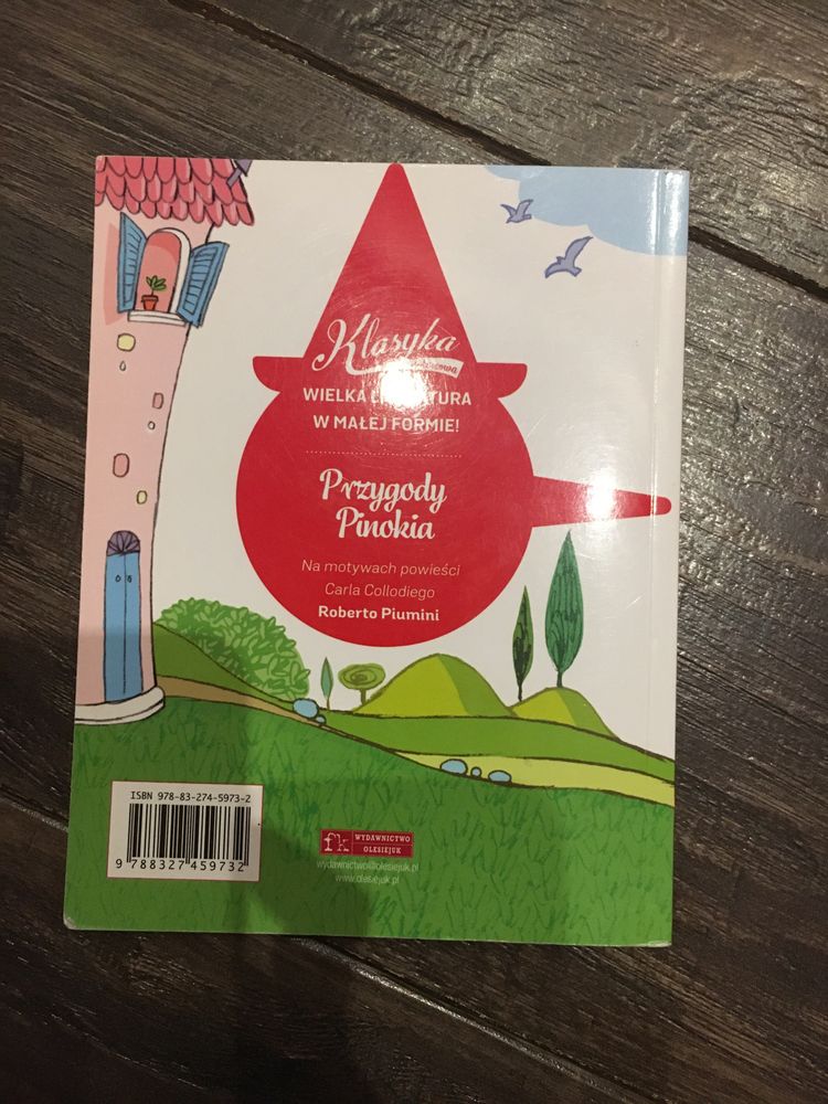 Książka Przygody Pinokia