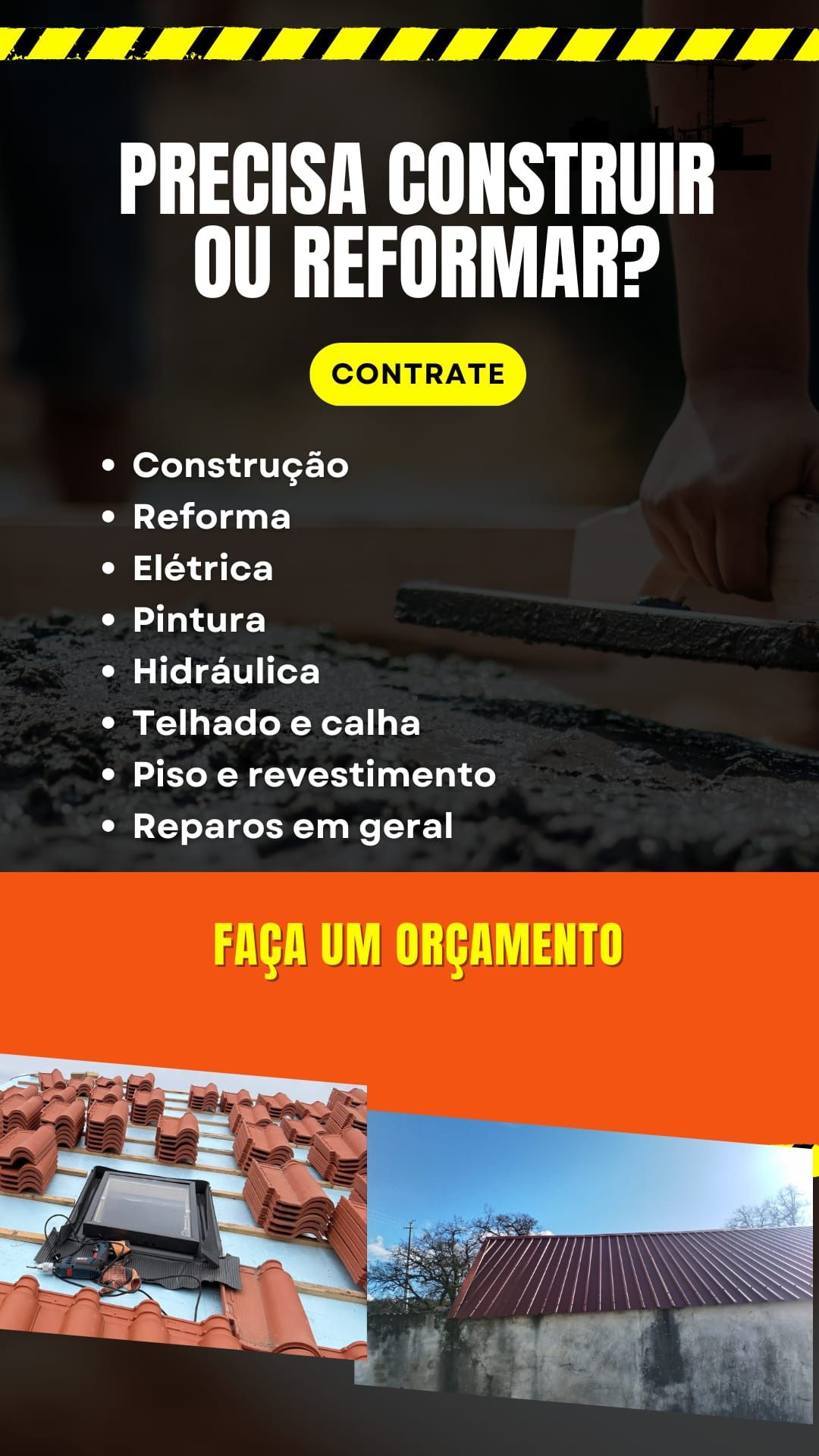 Trabalhos de remodelação na sua casa ou empresa escritório