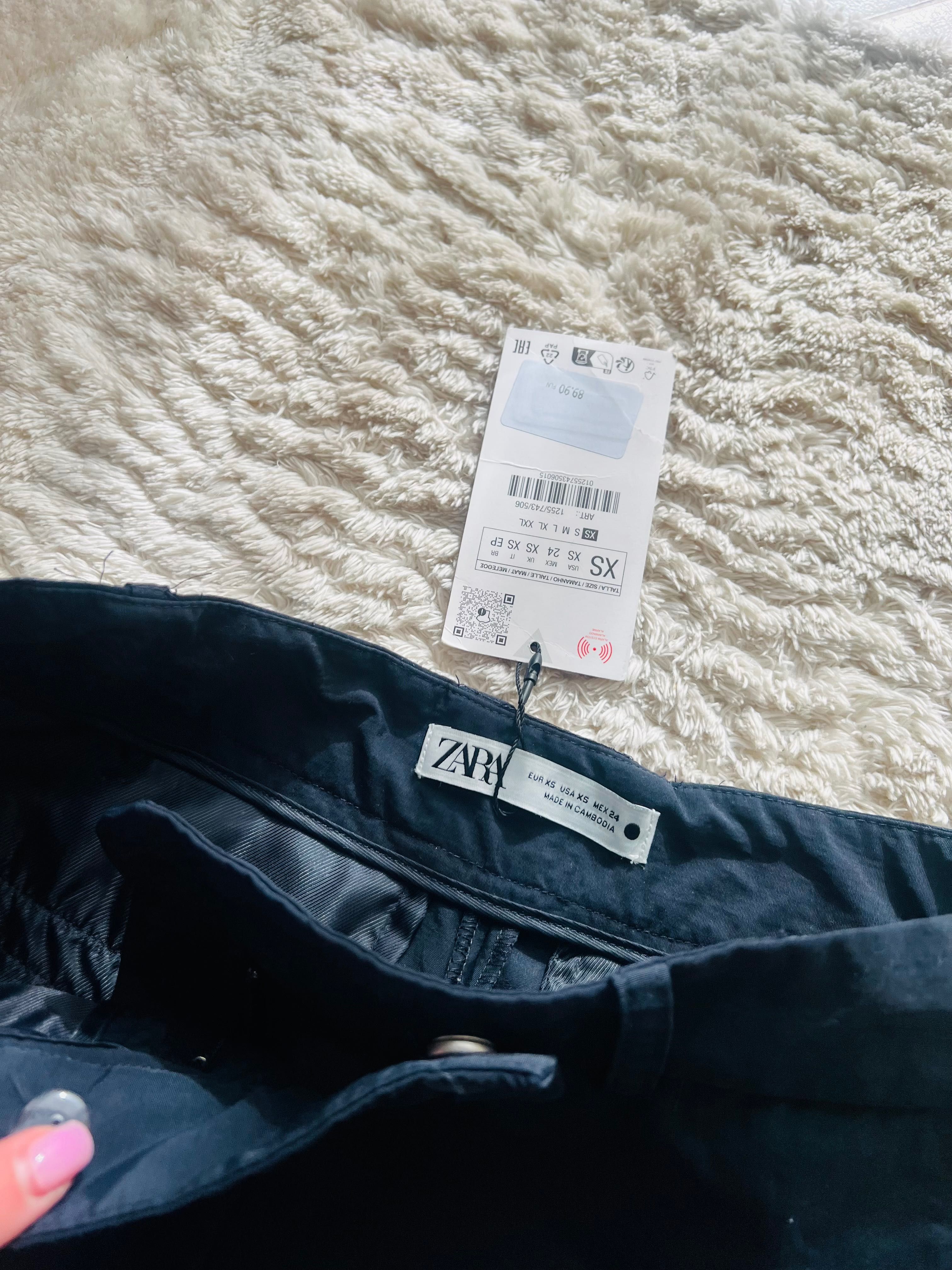 Nowe spodnie szerokie Zara rozmiar XS/34 nowe z metką