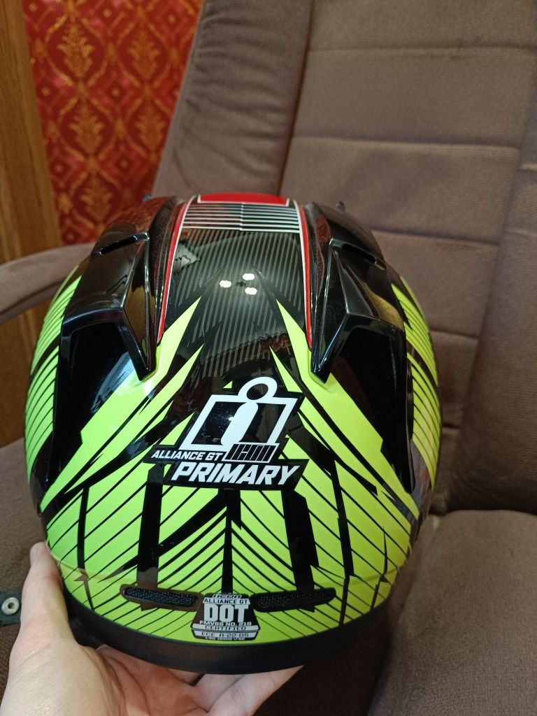 Мотошлем ICON  L M крутой качество безопасный shoei arai agv shark