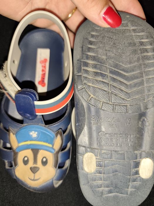 Sandálias criança 25/26 patrulha pata