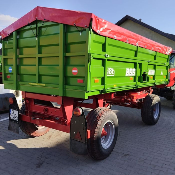 Bss agro sanok autosan przyczepa wywrotka