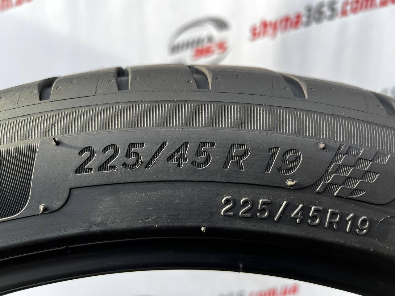 225/45 r19 michelin pilot sport 4 * 6mm шини бу