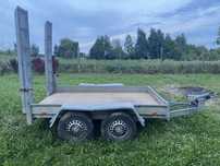 Przyczepa ciężarowa DMC 2600 kg STOPEXIM koparki miniładowarki BOBCAT