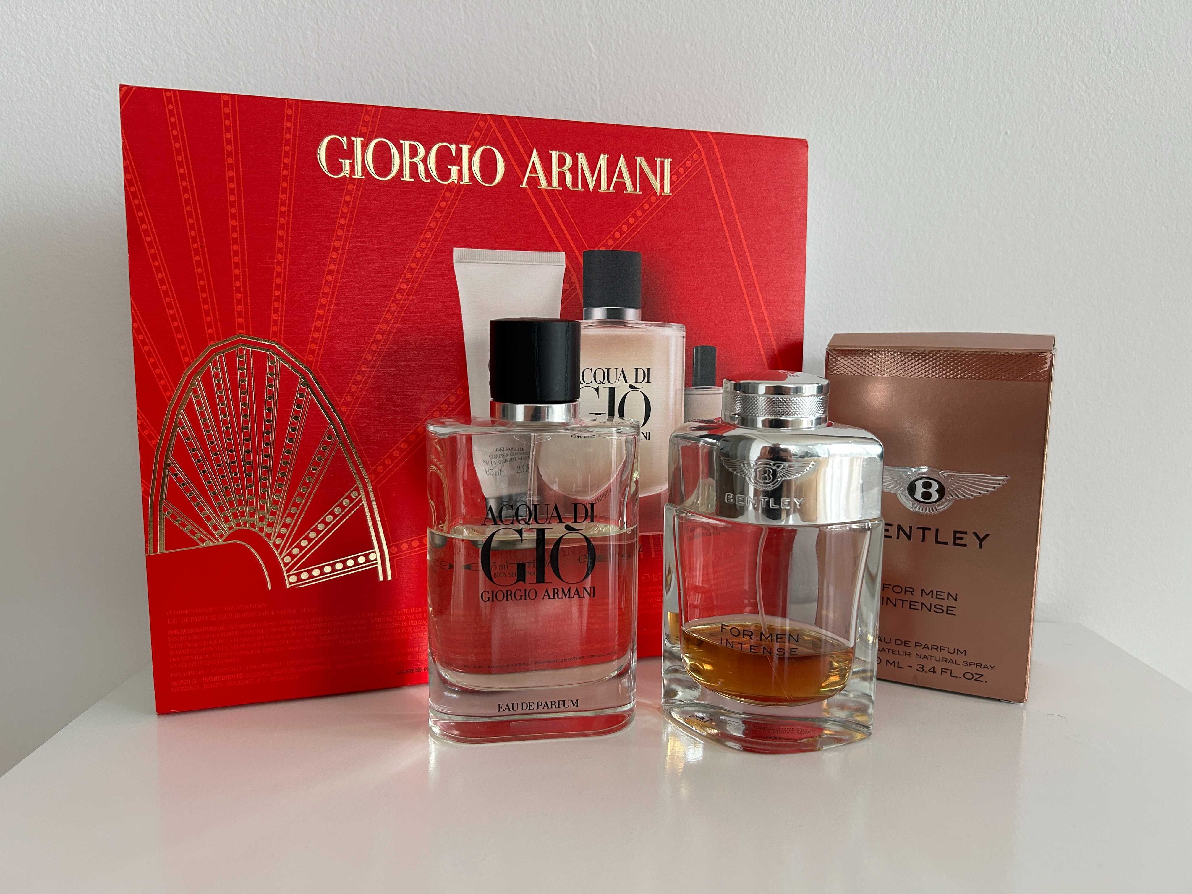 Armani Acqua di Giò Pour Homme EDP + Bentley For Men Intense EDP