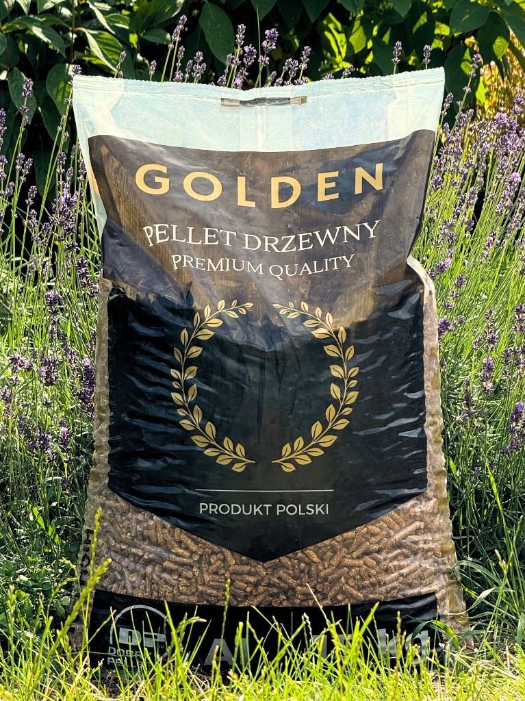 Pellet GOLDEN A1 6mm iglasto liściasty Sosnowo Dębowy Premium certyfik