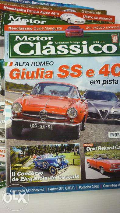 Revista Motor Clássico, carros antigos