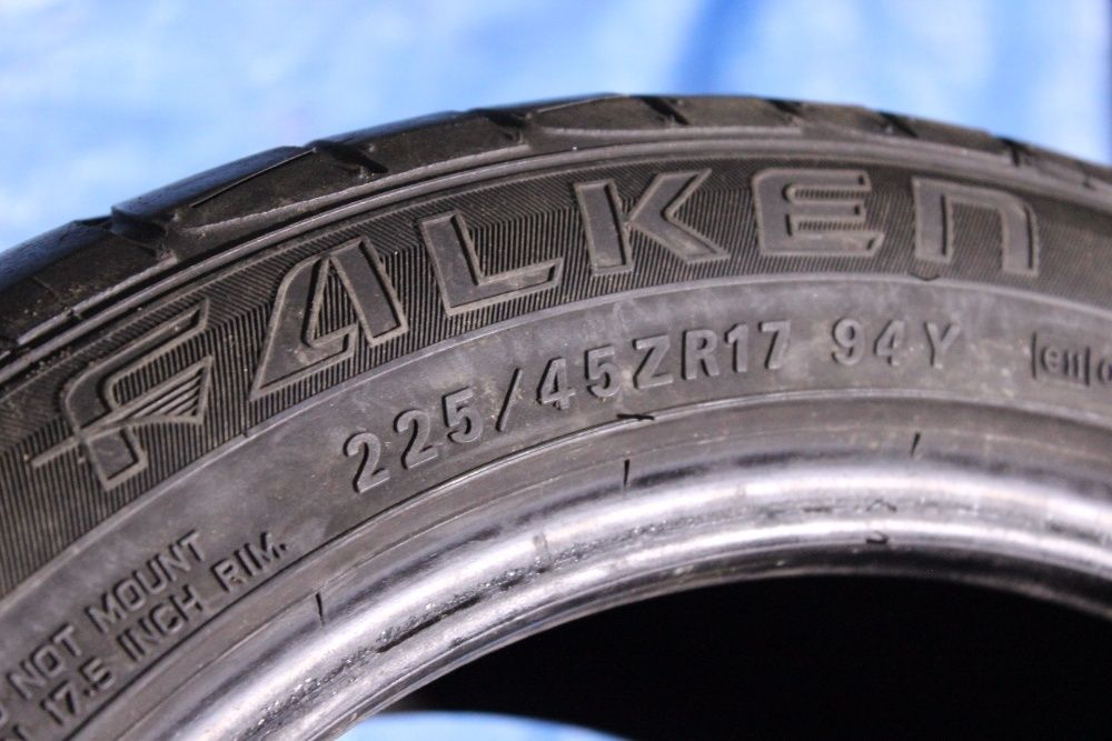 шины=225-45-R17 FALKEN PIRELLI BRIDGESTONE комплект летней резины GERM