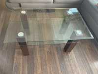 Szklany stolik kawowy ława