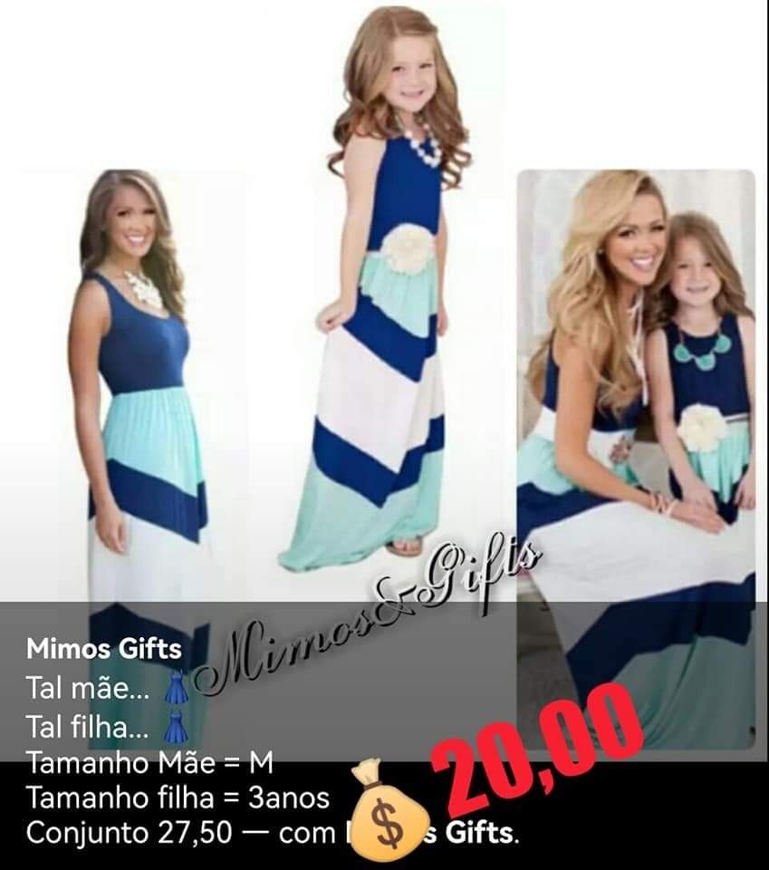 Vestidos Mãe&Filha novos