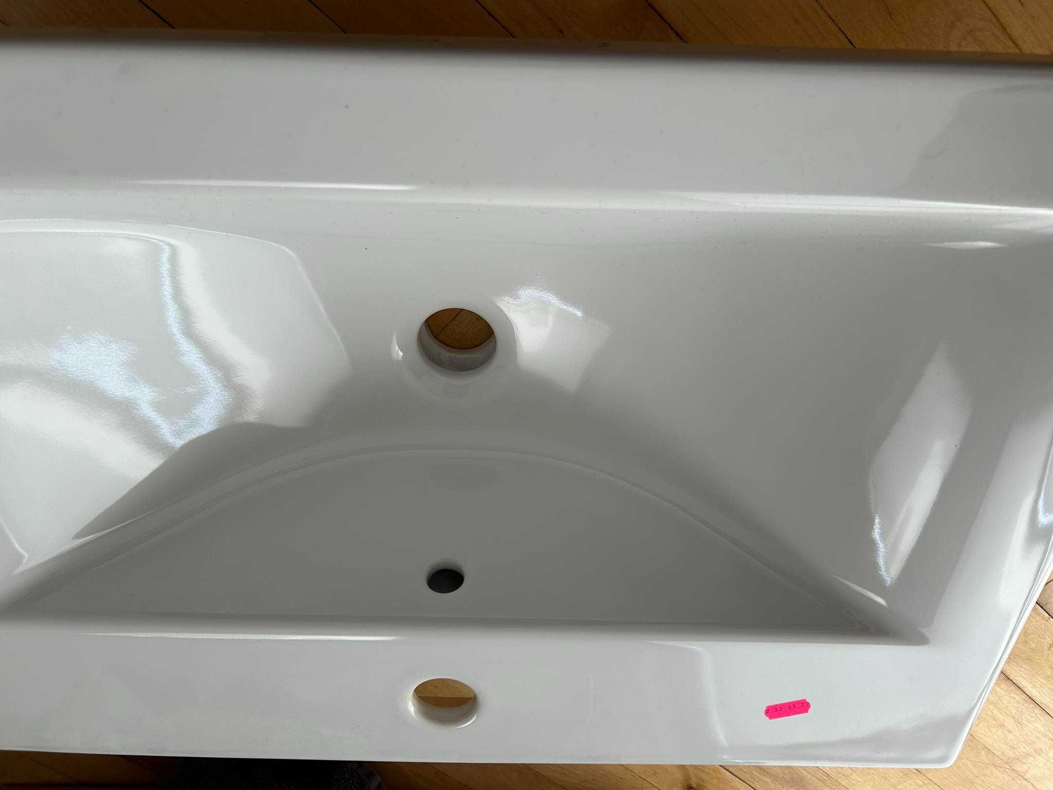 ELITE zestaw szafka z umywalką PIKO 60 biała - ciężko dostępna