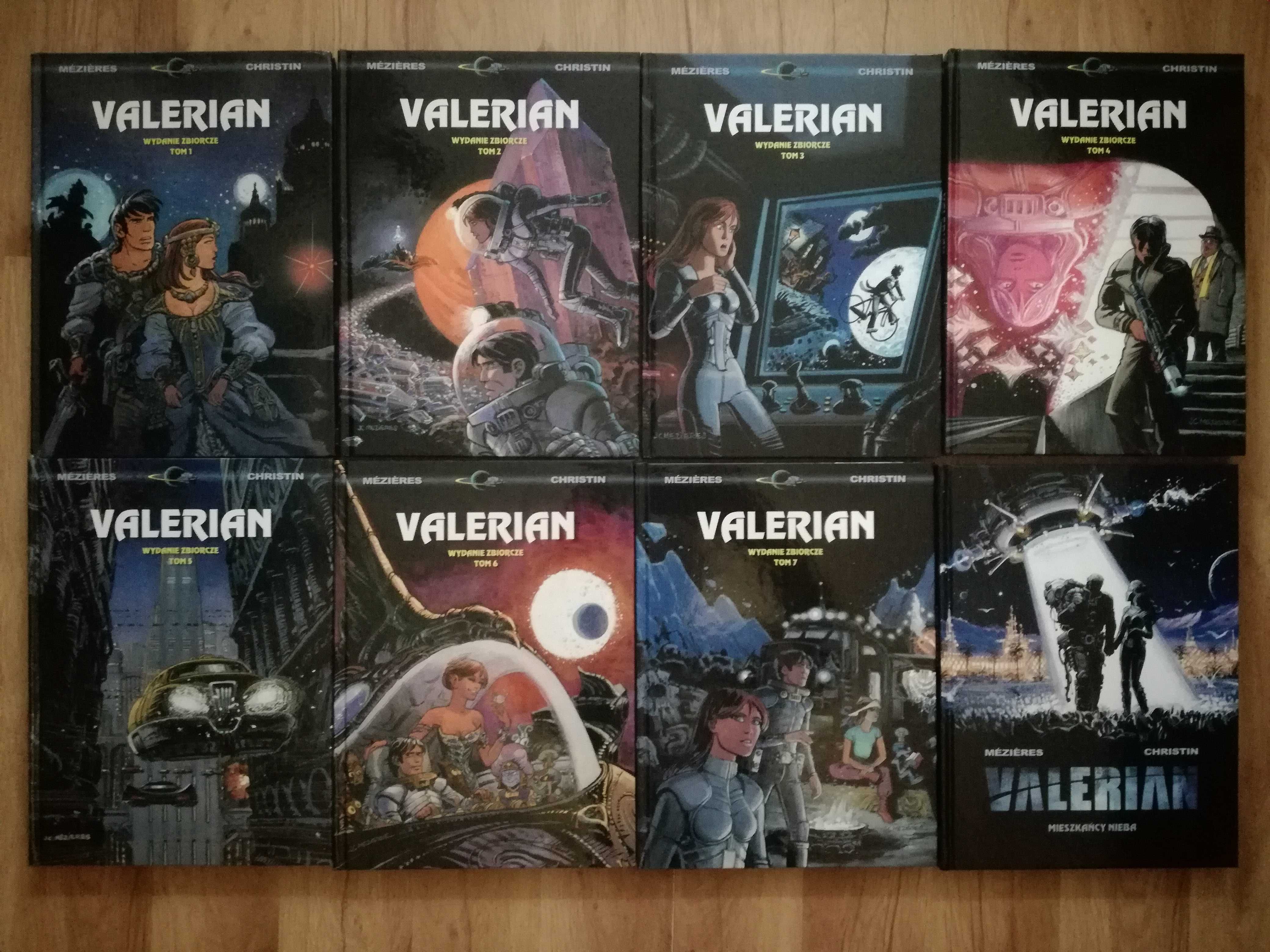 Valerian - 8 komiksów cały komplet - Jean-Claude Mézieres