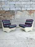 Fotel space age retro vintage mid century modern lata 70