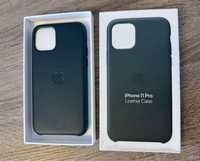 Nowy Orginalny Case Apple Iphone 11 PRO. Zielony, Skóra.
