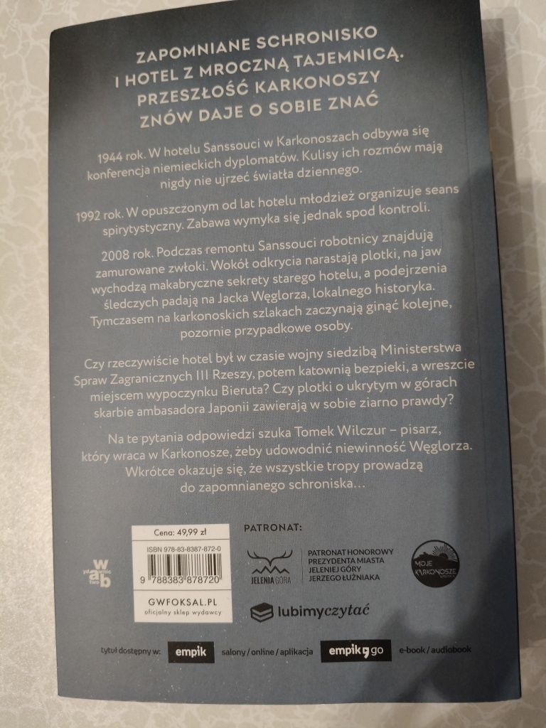 Sprzedam książkę S. Gortycha - Schronisko które zostało zapomniane.