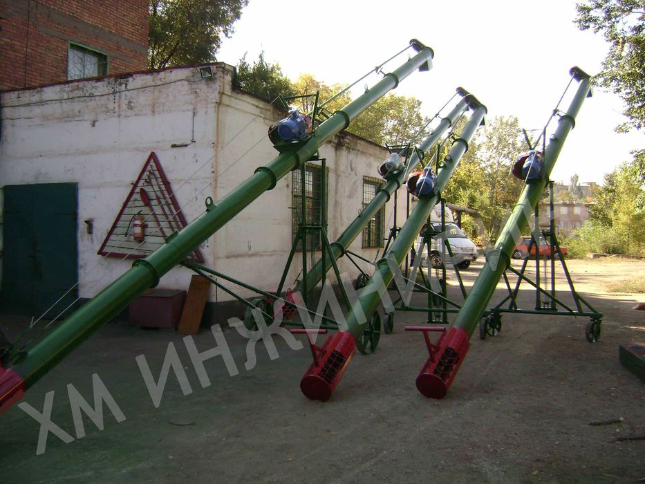 ШНЕК Навантажувач шнековий d 140мм L7.5м