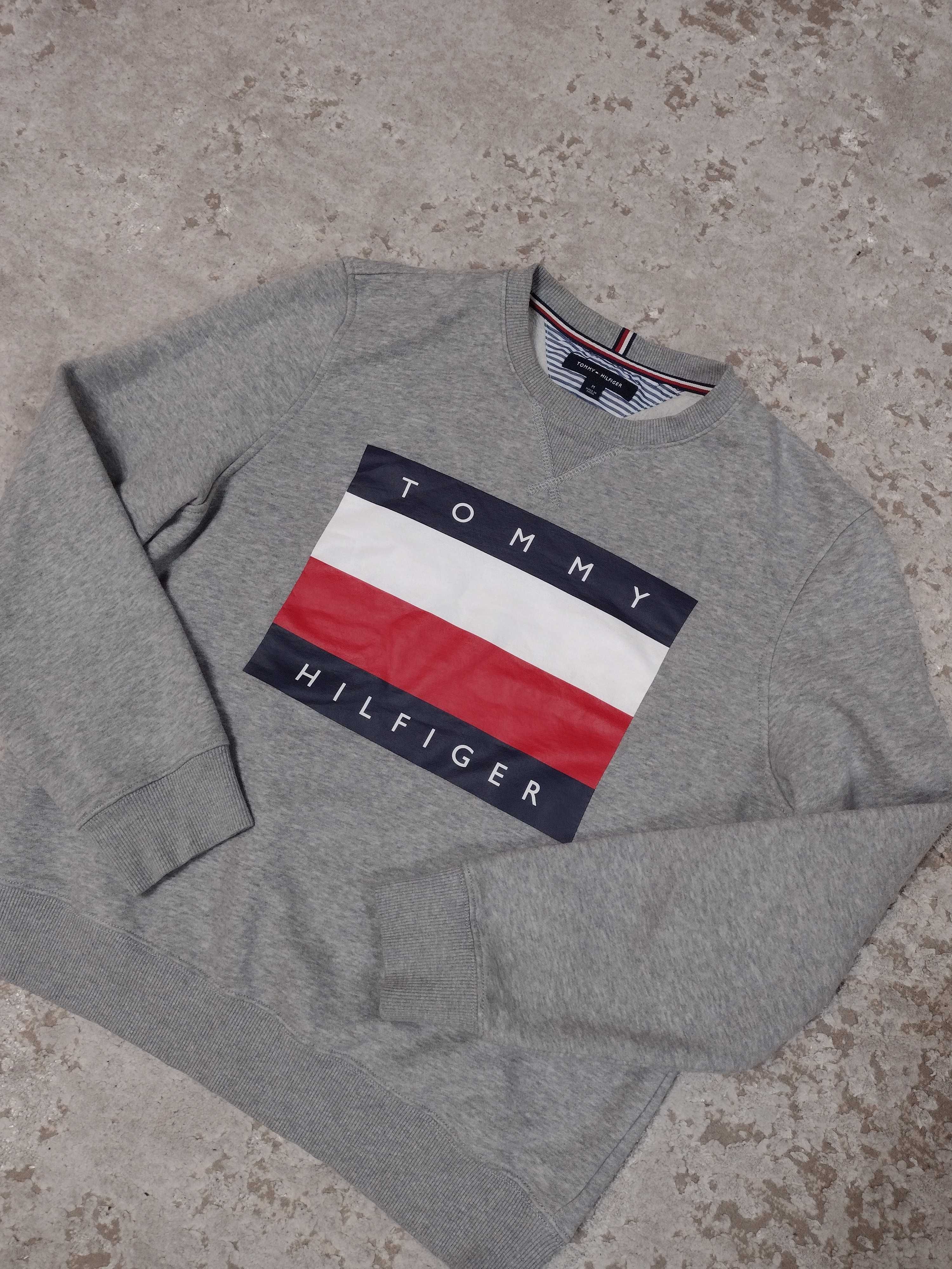 Мужская толстовка от бренда tommy hilfiger (100% оригинал)