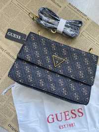 Шикарна сумка Guess лого пильник