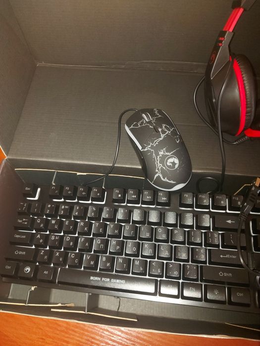 Геймерський набір Клавіатура, мишка, навушники MARVO CM409