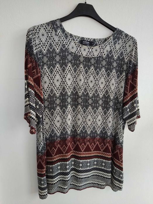 Blusa / túnica étnica da Natura - Tamanho XXL