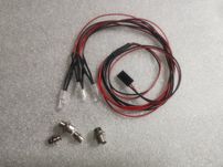 Sistema de luzes LED kit de 4 leds 5mm 3mm RC carros crawlers camiões