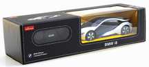 BMW i8 białe Rastar model 1:24 Zdalnie sterowane auto + Pilot 2,4 GHZ