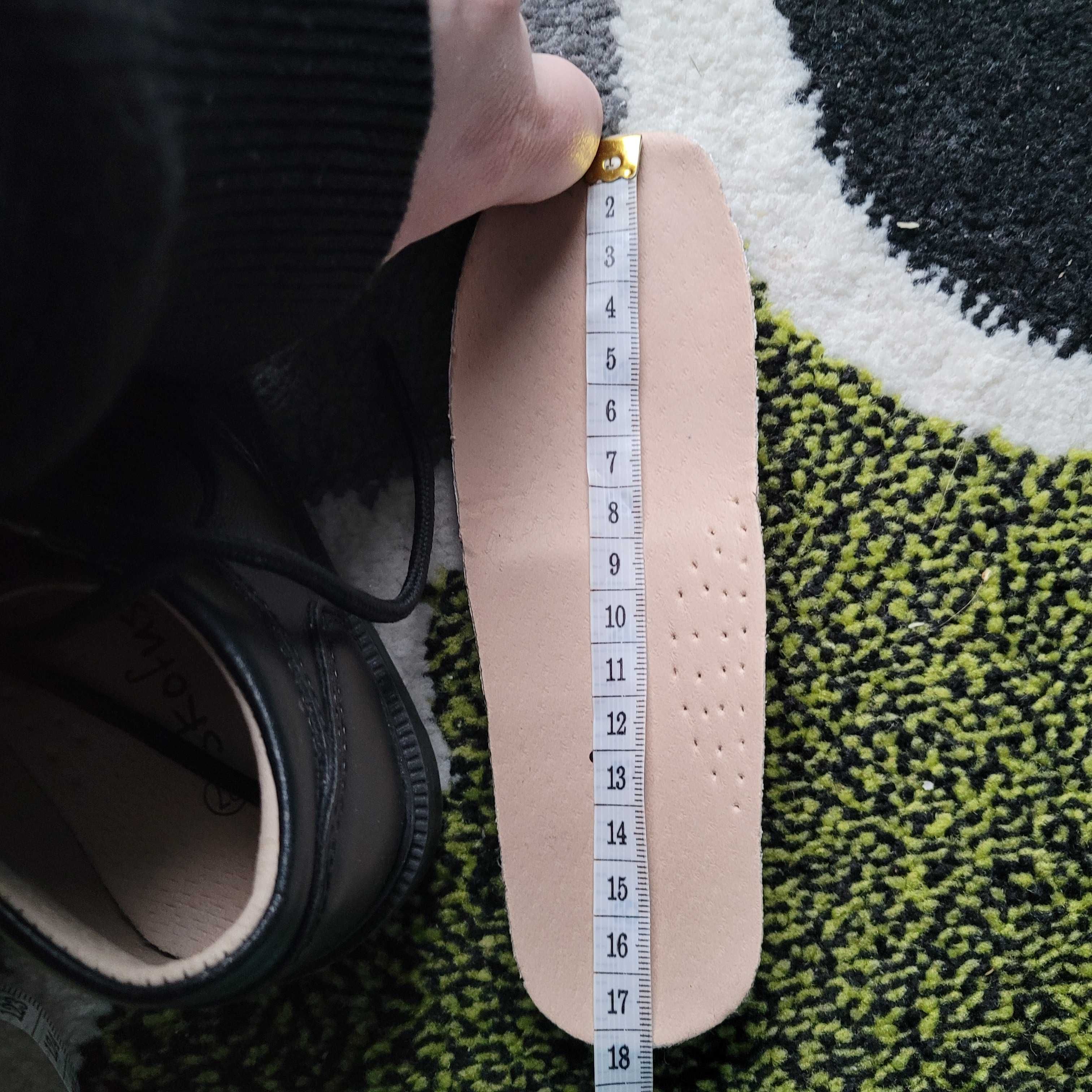 scandi buty skóra wizytowe chłopiec unisex komunia  czarne eleganckie