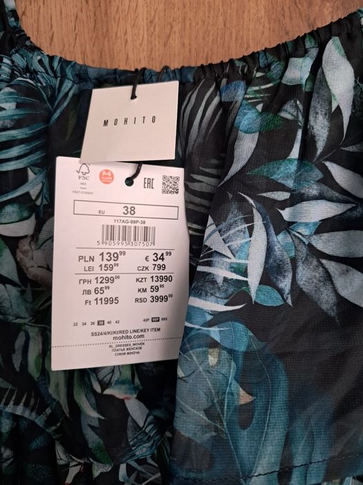 Sukienka hiszpanka nowa