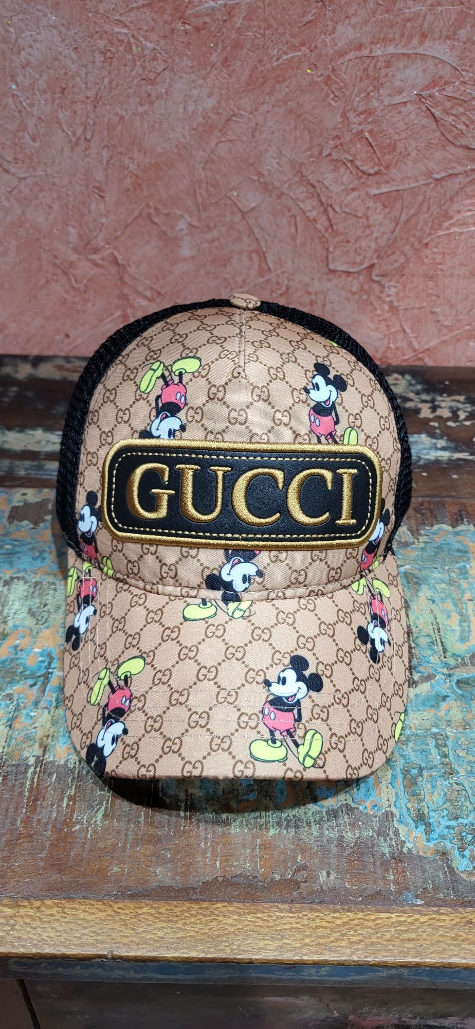 Mickey mouse czapka z daszkiem unisex siatka premium gg