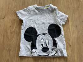 Tshirt szary z Mickey 6-9 miesięcy