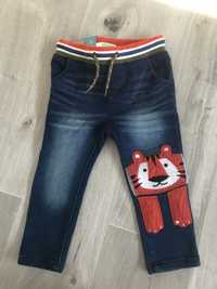 Jeansy slim fit r.92