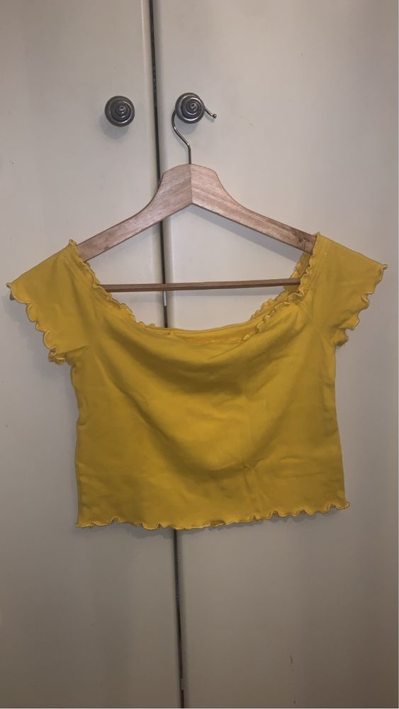 Top Amarelo H&M tamanho S