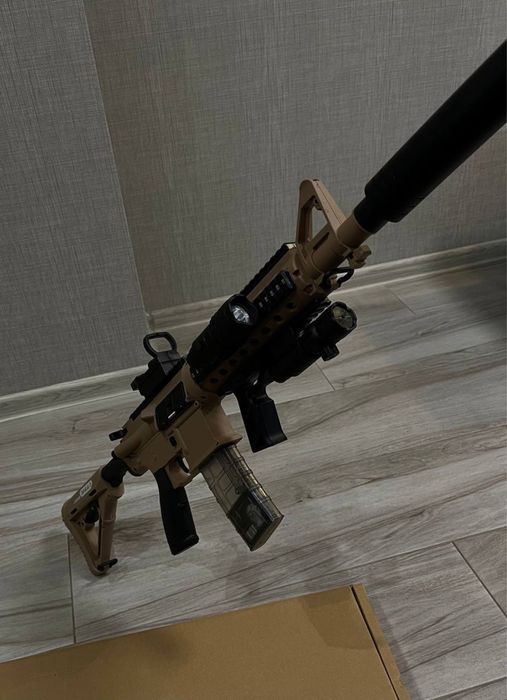 Автомат 104 см орбізний, М4А1, коричневий бластер орбіган