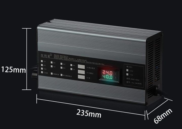Потужний зарядний пристрій для акумуляторів LiFePO4 8S 24V (29,2V)-40A