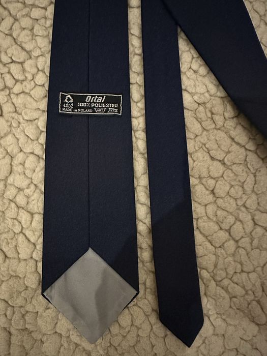 Krawat męski Ortal Łódź, Vintage, PRL, zabytek