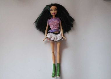 Lalka Barbie My Scene Mattel ruchome stawy czarne włosy