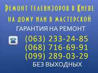 Всі райони Ремонт телевізорів будь-якої складності вдома і в майстерні