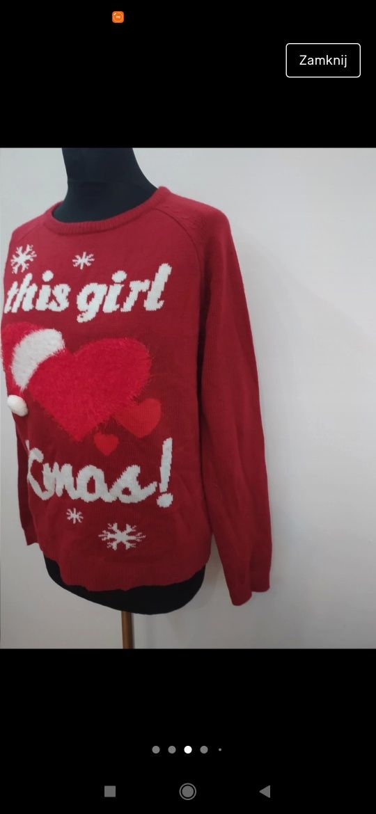 Sweter świąteczny This  girl Xmas