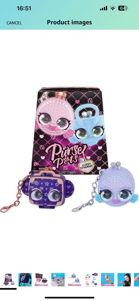 Purse Pets Luxey Charms.