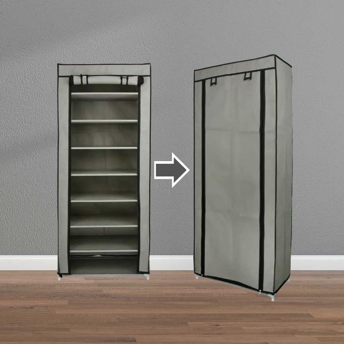 SZAFA NA BUTY składana regał tekstylny 9 półek 160x60x30 GWARANCJA!